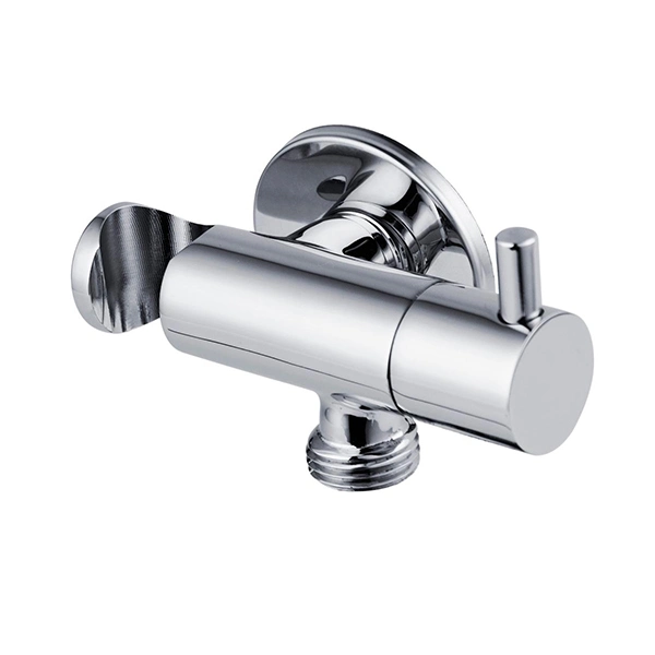 Azeta Bathroom Accessories Toilet Fittings Chrome Shattaf Shower Connector Bidet Spray Valve Bracket