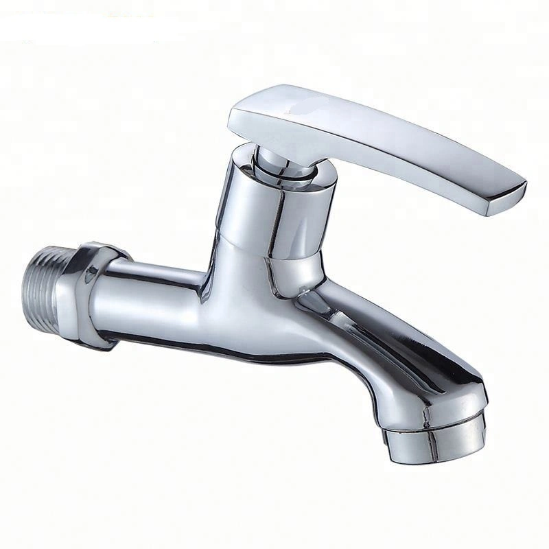 New Design Chrome Wall Mounted Water Taps for Washing Machine Faucet Quick Open Zinc Body Bibcock