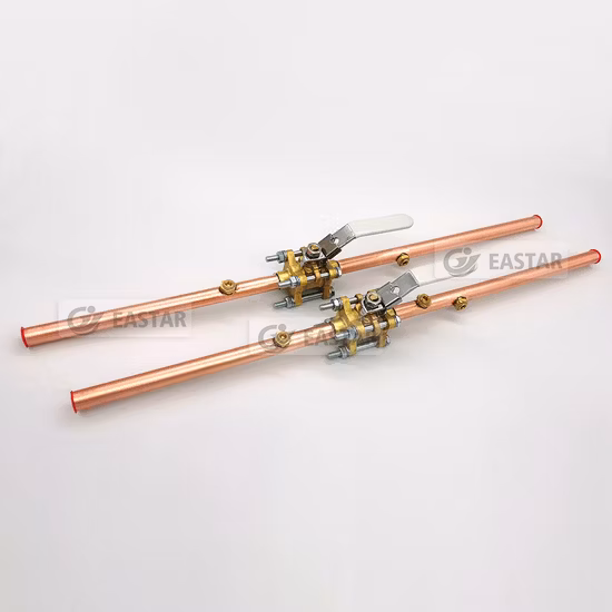 OEM/ODM 2 3 piezas Cpx Asamblea general Aislamiento de oxígeno médico Válvula de bola de latón con equipo de tubería de gas médico Precio de fábrica Válvula de línea bloqueable médica