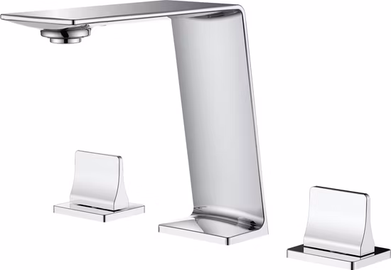 Momali Popular Venta de grifo de lavabo de latón dorado cepillado para cuarto de baño con ducha