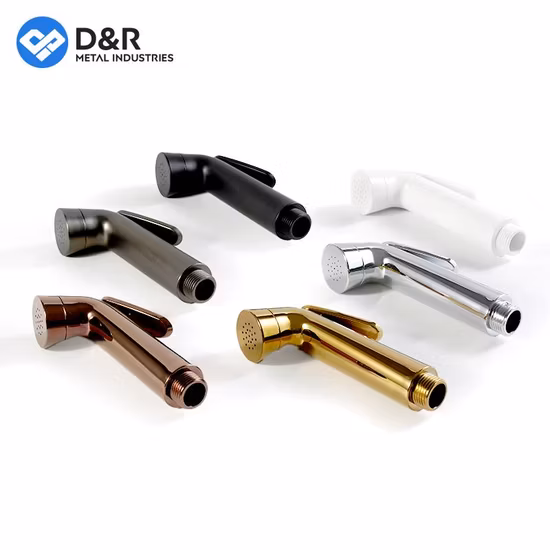 Baño Inodoro de latón Handheld Shattaf Shower Bidet Sprayer Vlave con soporte