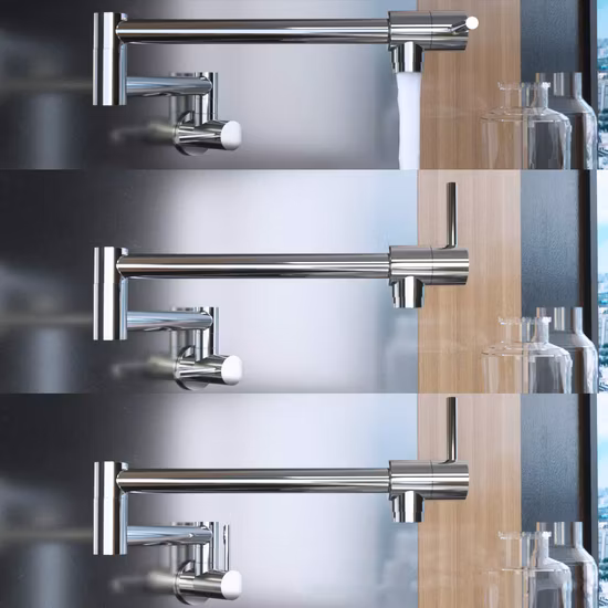 Artículos sanitarios Montado en la pared Fregadero de latón Grifo de cocina Grifo de agua de llenado de ollas