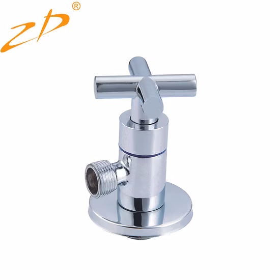 Válvula de ángulo para tuberías de baño
